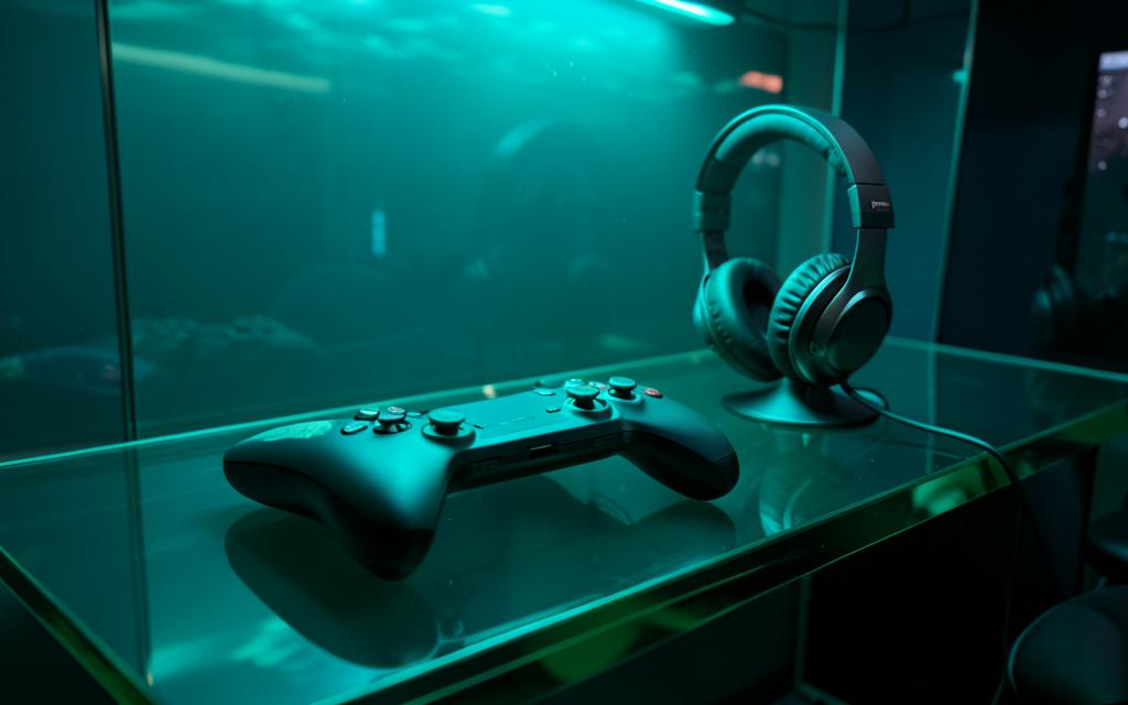 Control y audífonos para videojuegos